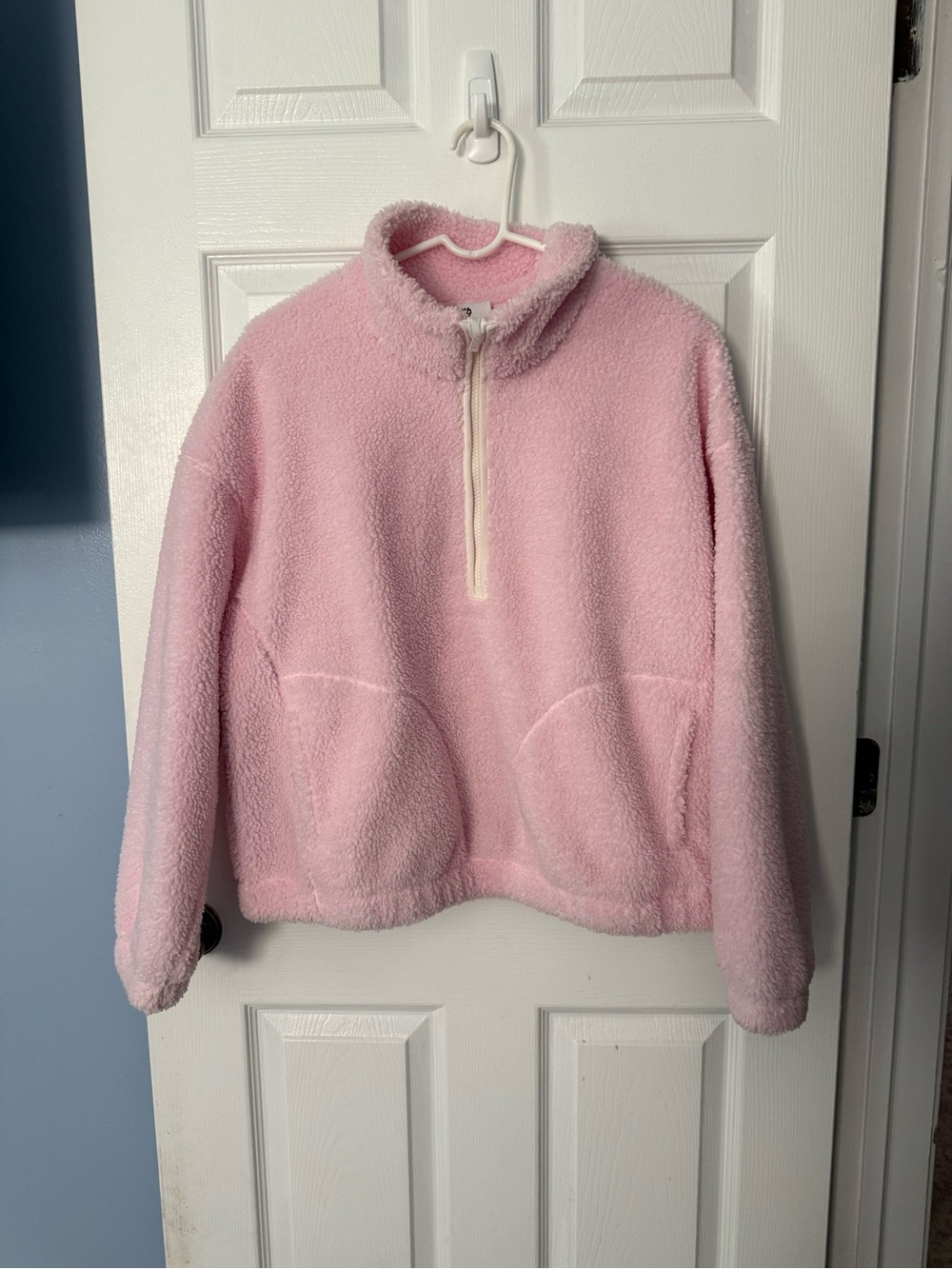All in Motion Pink Sherpa Quarter Zip - Size L